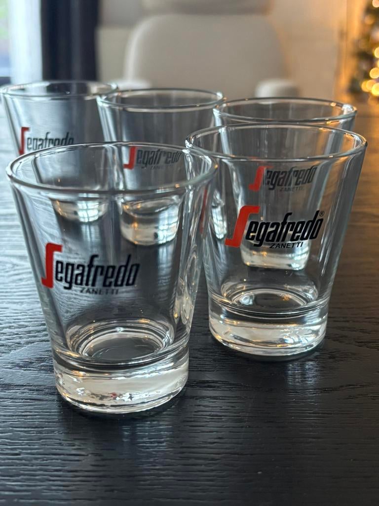Segafredo Zanetti Espresso Glazen - 24 stuks, Glas of Glazen, Verzenden, Nieuw, Glas