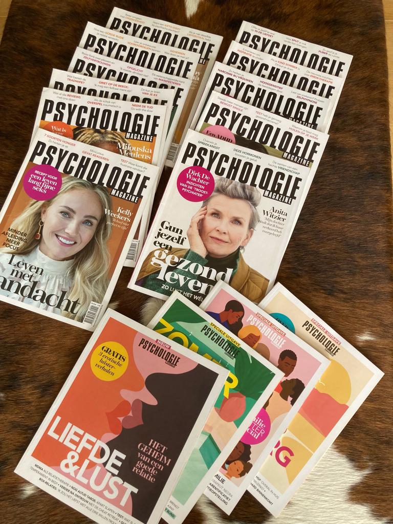 tijdschriften Psychologie 2024 - als NIEUW - 15 stuks , Ophalen of Verzenden, Zo goed als nieuw, Damesbladen