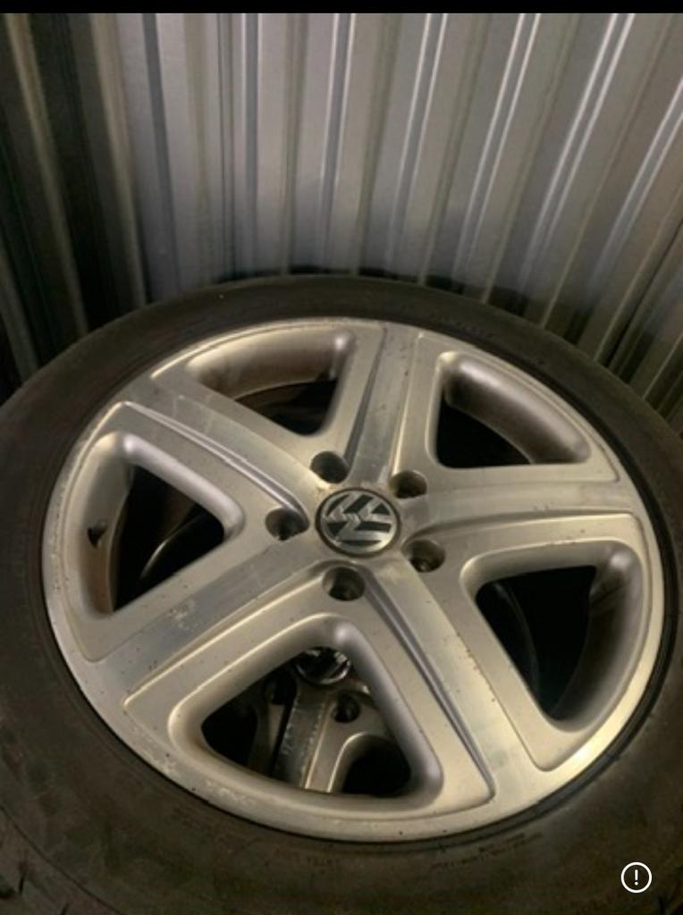 Bridgestone 19 inch Velgen + Banden VW Touareg, Auto-onderdelen, Banden en Velgen, Gebruikt, 275 mm, Banden en Velgen, Terreinwagen
