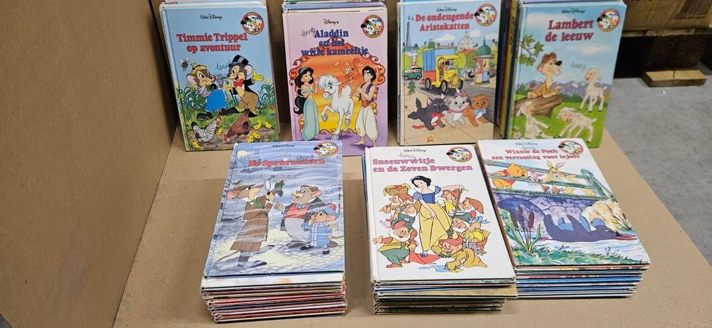 Walt Disney leesboeken 70 stuks ,worden niet los verkocht !!, Verzamelen, Disney, Ophalen, Overige figuren, Gebruikt, Overige typen