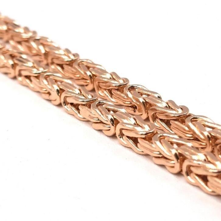 Gouden Koningsketting 14kt, Www.bredajuwelier.nl, Nieuw, Ophalen of Verzenden, Www.bredajuwelier.nl