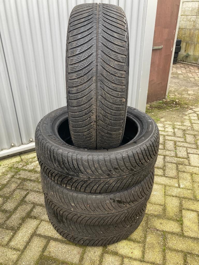 Michelin Pilot Alpin 5 M+S winterbanden 17 inch - 205/55R17, Ophalen, Gebruikt, 17 inch, Band(en)