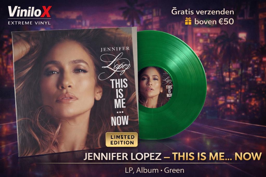 Jennifer Lopez – This Is Me... Now | Green Vinyl LP lps, Cd's en Dvd's, Vinyl | Pop, Nieuw in verpakking, 12 inch, Ophalen of Verzenden
