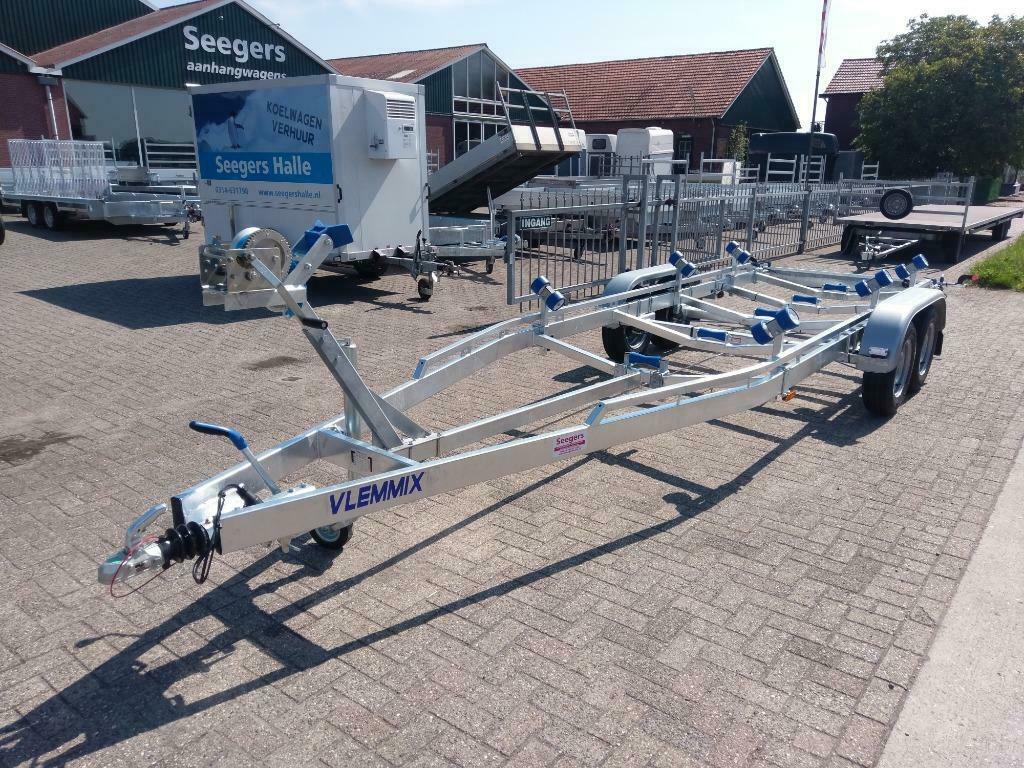 Vlemmix boottrailer, sloepentrailer uit voorraad leverbaar!, Sloepentrailer, 6 tot 9 meter, Nieuw, 3000 kg of meer