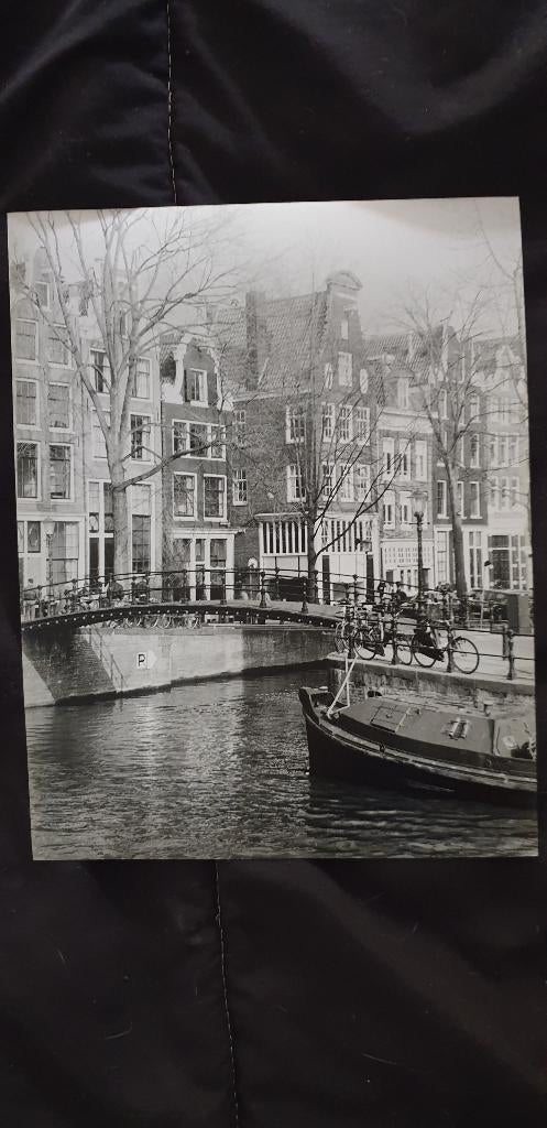 0683 foto 24x30.5 Brouwersgracht amsterdam, Antiek en Kunst, Verzenden