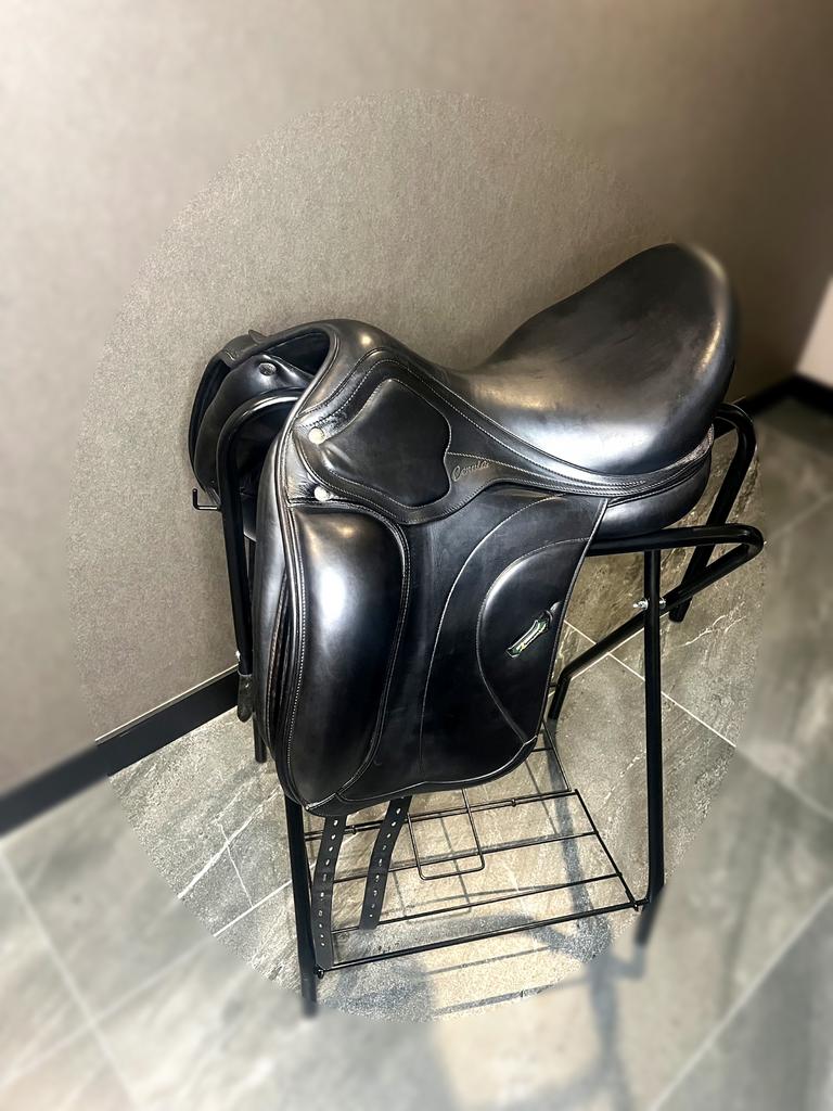 dressuurzadel Amerigo Cervia 17,5 inch – volledig leer, Ophalen of Verzenden, Zo goed als nieuw, Dressuur