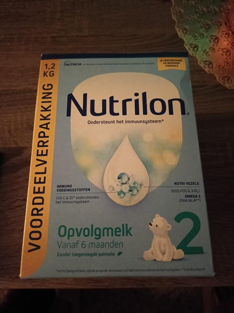 Nutrilon opvolgmelk 2 voordeelverpakking 1,2 kg, Ophalen of Verzenden, Nieuw, Overige typen