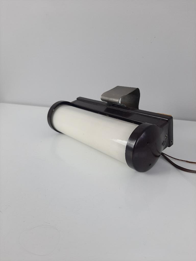 Bakelieten klemlamp uit de jaren 30 | leeslamp, Verzenden