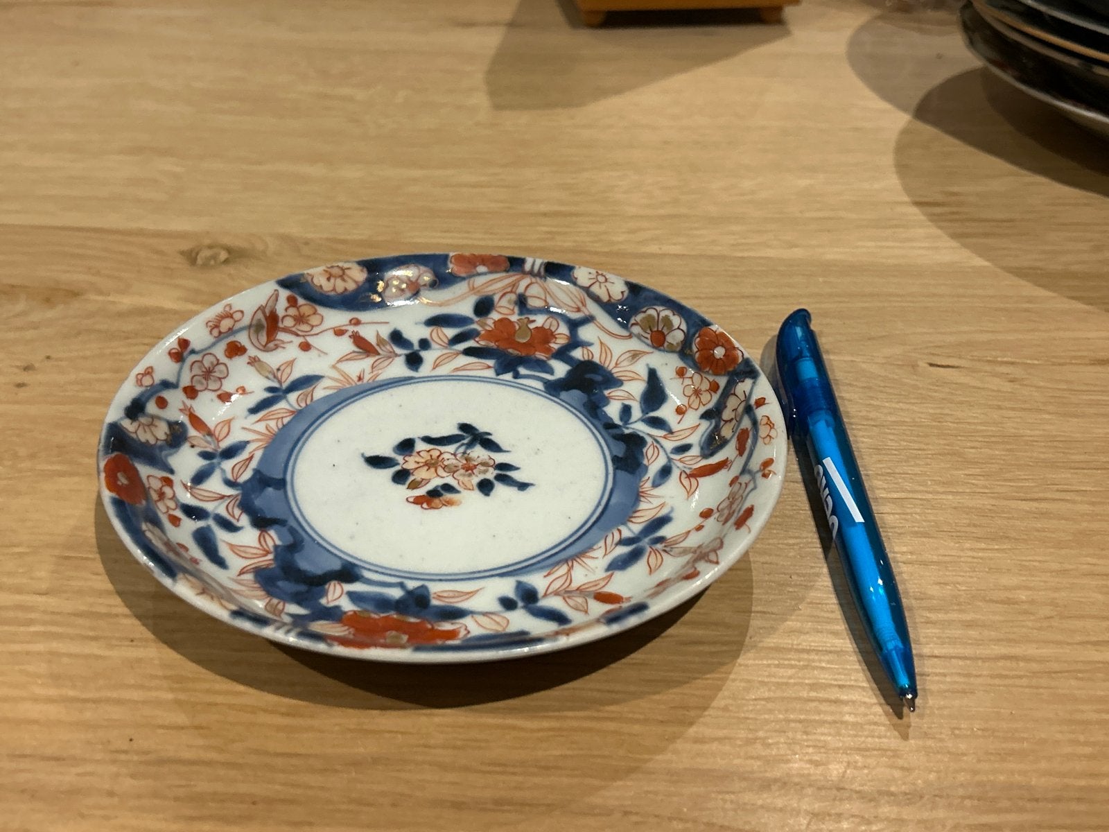 Antiek Japans Imari schoteltje, handgeschilderd imari, Ophalen of Verzenden