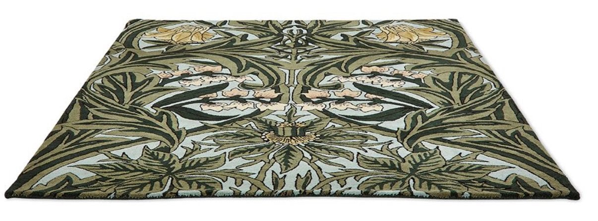 Brink en Campman tapijt Morris & Co Bluebell Leavy 140 x 200, Ophalen, Nieuw, Rechthoekig, 200 cm of meer