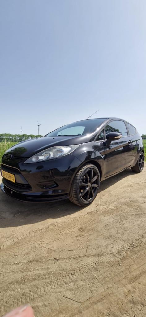 Ford Fiësta 1.25 3DR 2010 Zwart, Voorwielaandrijving, 4 cilinders, Zwart, Origineel Nederlands