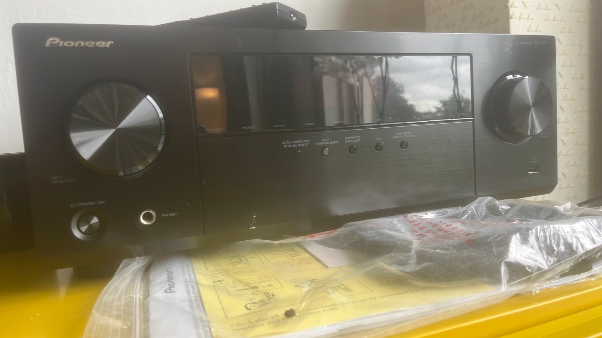 Pioneer VSX-329-K 5.1 surround receiver, zwart, z.g.a.n., Ophalen of Verzenden, Zo goed als nieuw