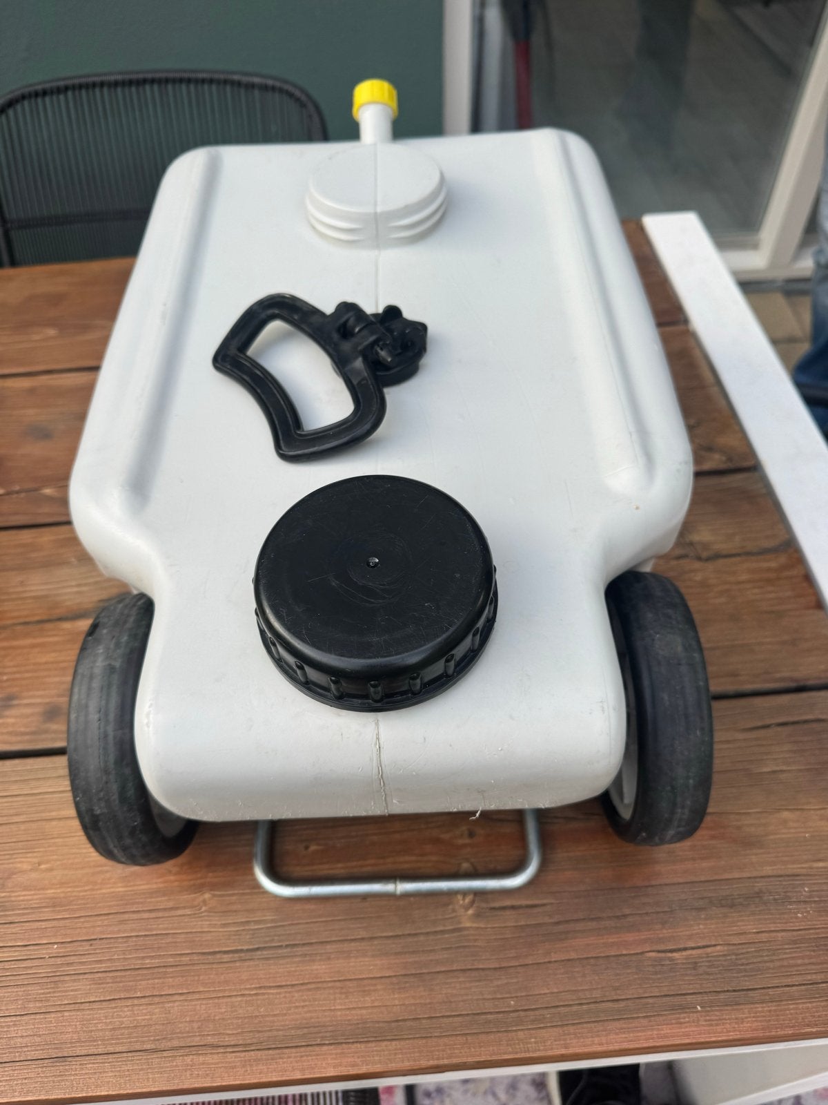Vuilwatertank op wielen - 25 liter (Wasser-Taxi), Ophalen, Gebruikt