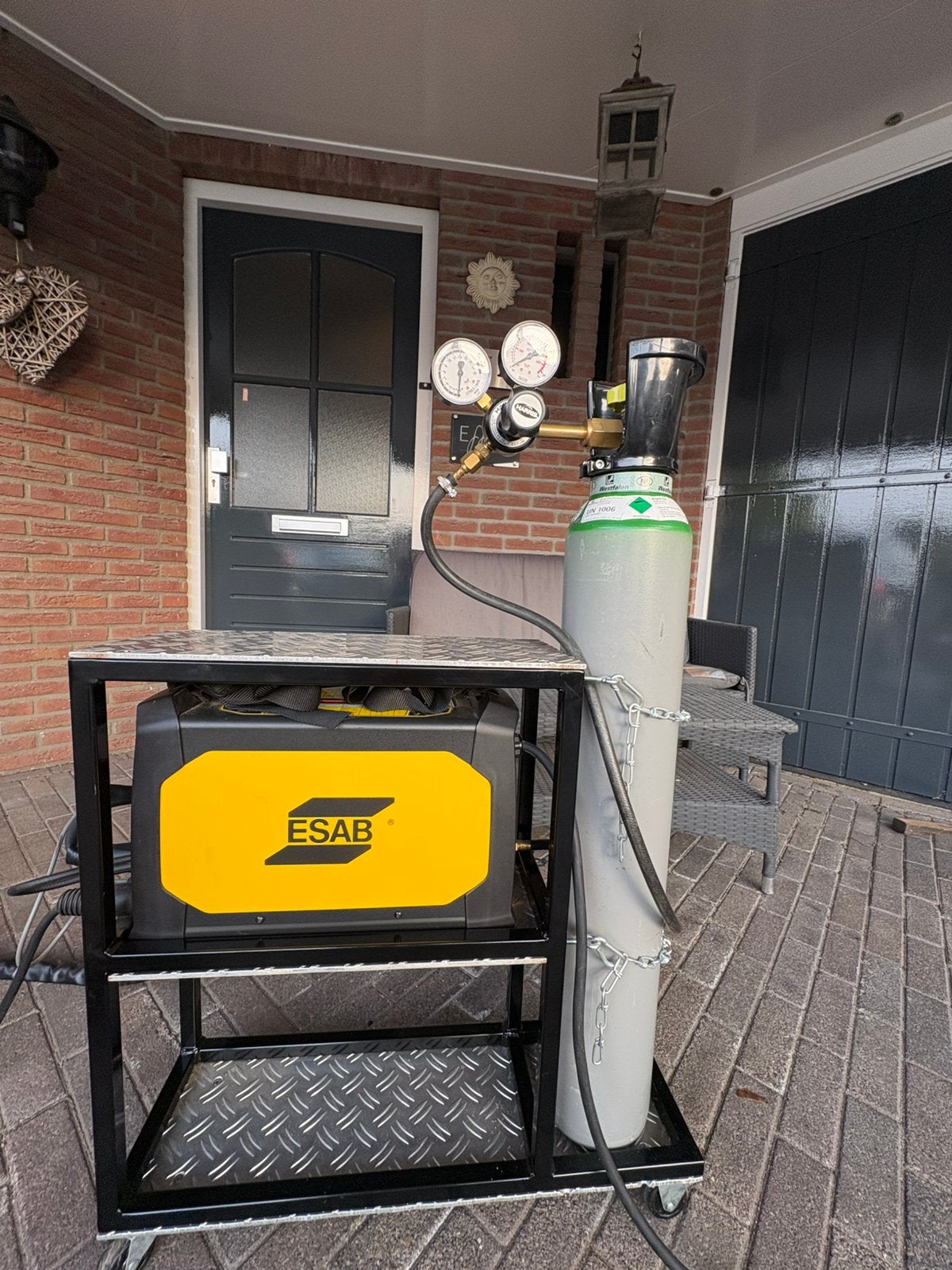 Esab Rogue ET180i lasapparaat+toebehoren, Doe-het-zelf en Verbouw, Ophalen, Zo goed als nieuw, 150 tot 250 ampère, Tig