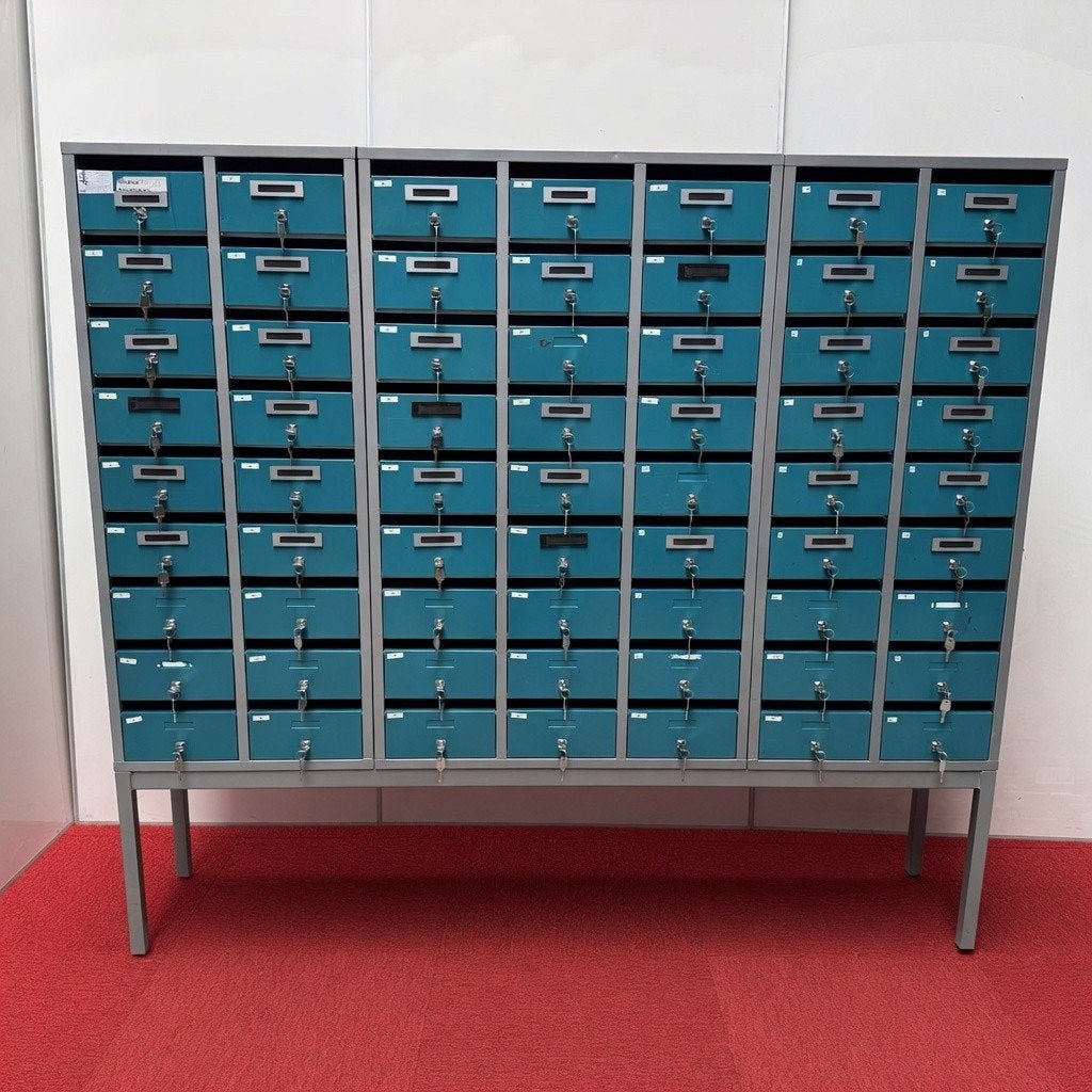 Grote metalen postvak locker met nieuwe sloten / dubbele sl, Niet ingevuld, Gebruikt, Niet ingevuld, Niet ingevuld