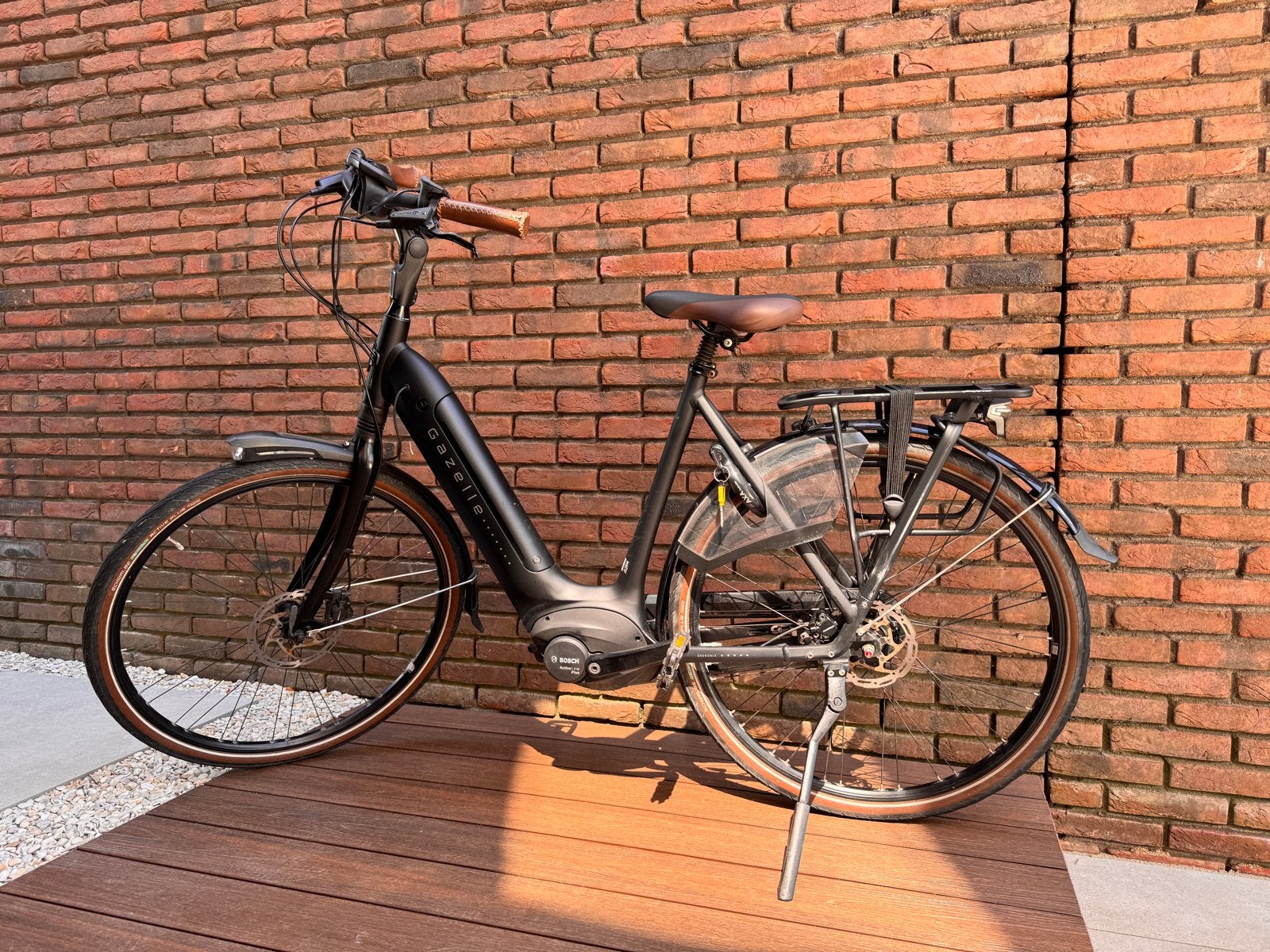 Gazelle Grenoble C8 HMB D57 500WH E-bike, Ophalen, Gebruikt, 50 km per accu of meer, 55 tot 59 cm