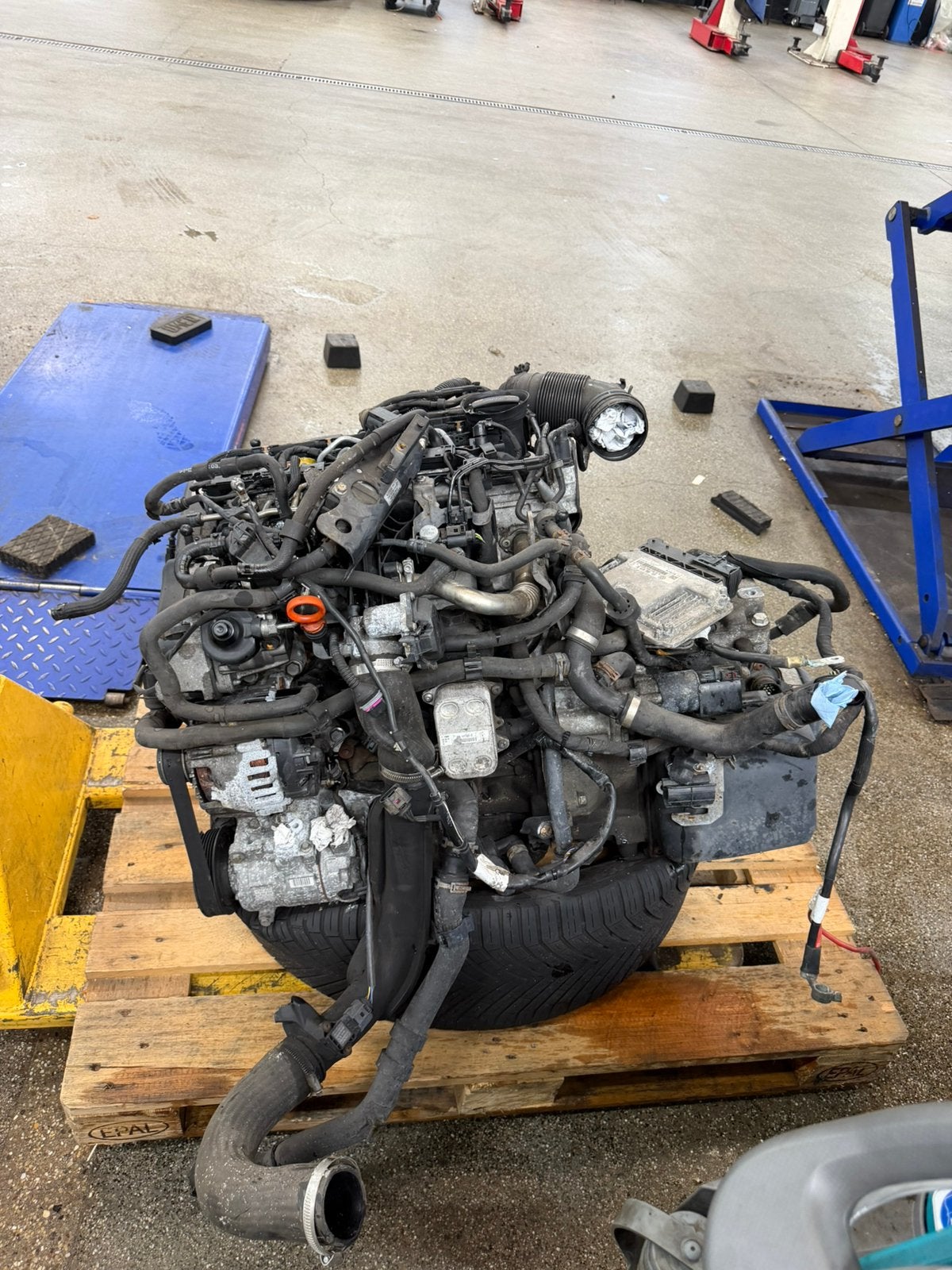 2.0 tdi motor en dq250 dsg bak, Ophalen, Gebruikt, Volkswagen