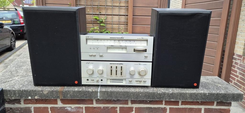 Platenspeler, versterker, tuner en boxen. Philips en Marantz, Ophalen, Gebruikt