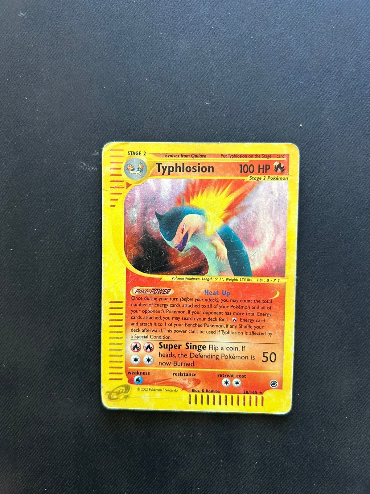 Typhlosion Holo, Ophalen of Verzenden, Zo goed als nieuw
