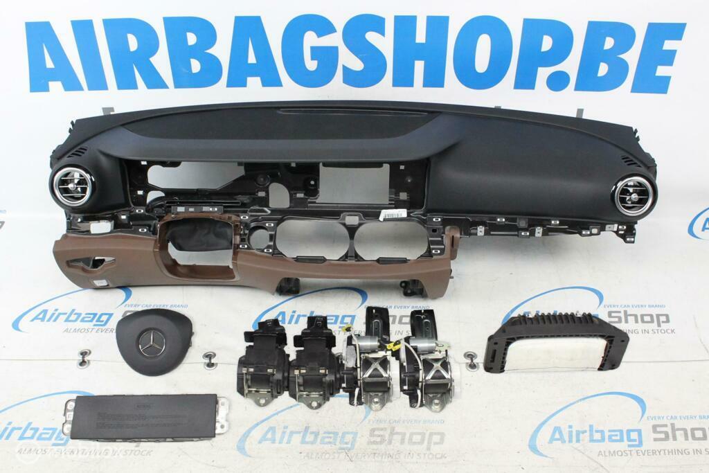 Airbag set Dashboard zwart bruin Mercedes E klasse W213