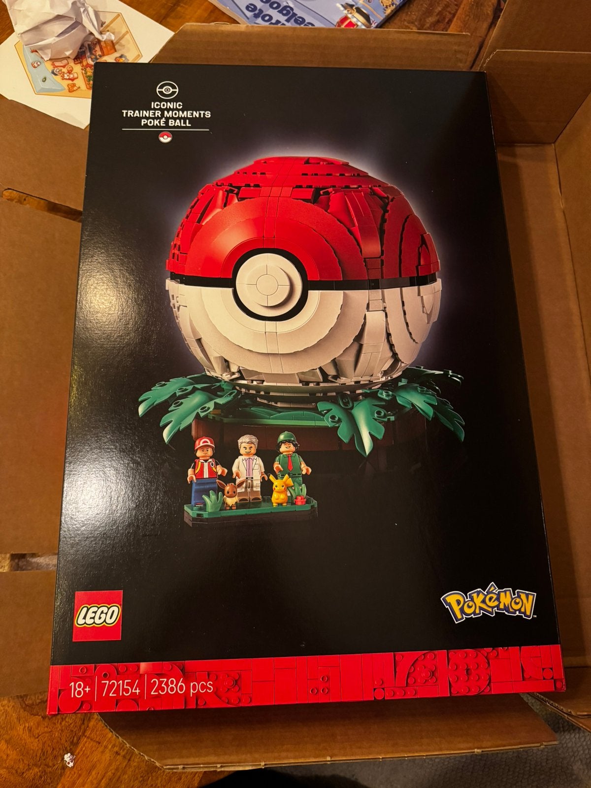 Lego pokeball 72154 pikachu eevee., Ophalen of Verzenden, Nieuw, Complete set, Lego