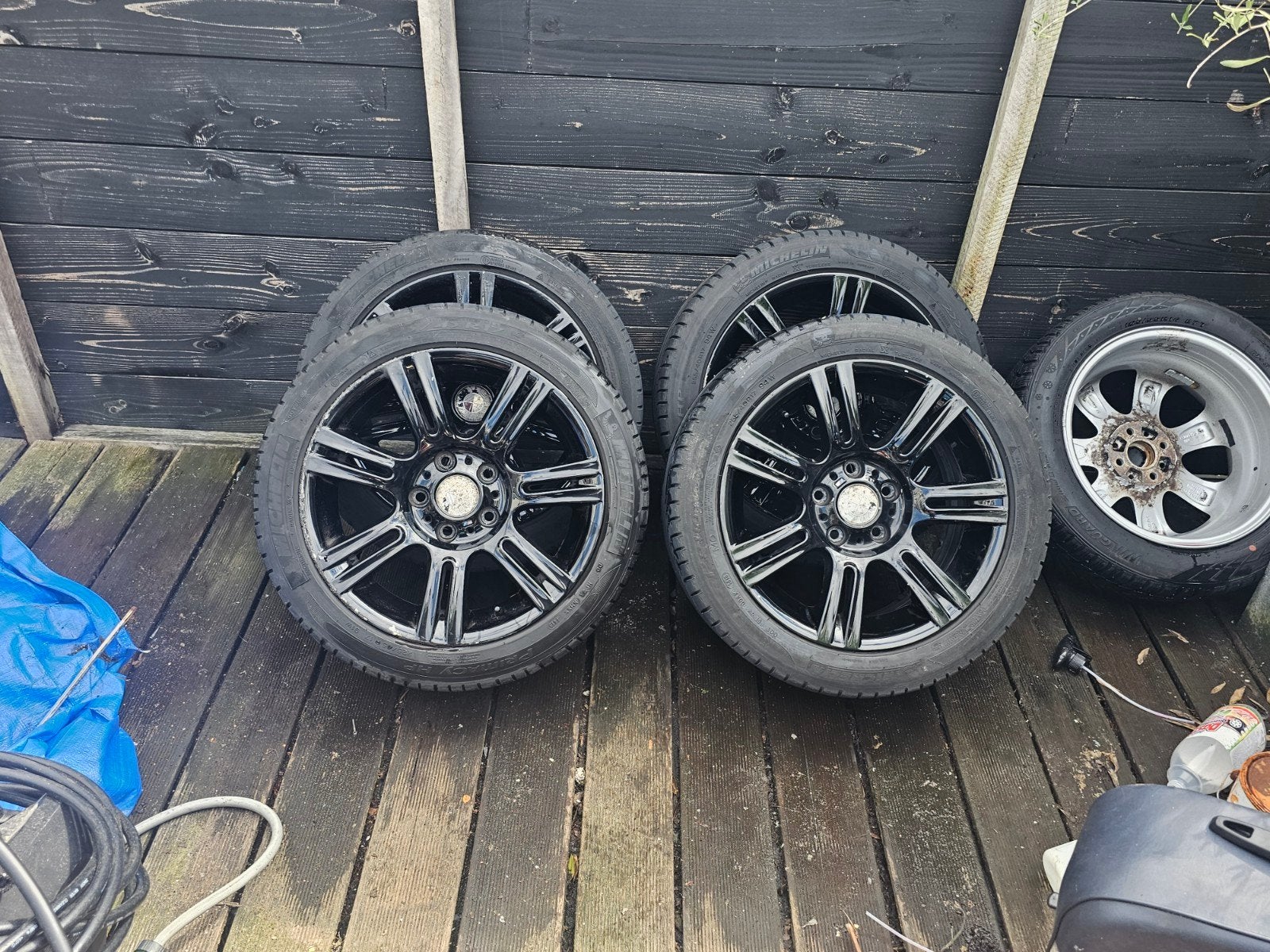 BMW Velgen met Banden 17 inch 255/40/17, Auto-onderdelen, Banden en Velgen, Ophalen, Gebruikt, 255 mm, Banden en Velgen