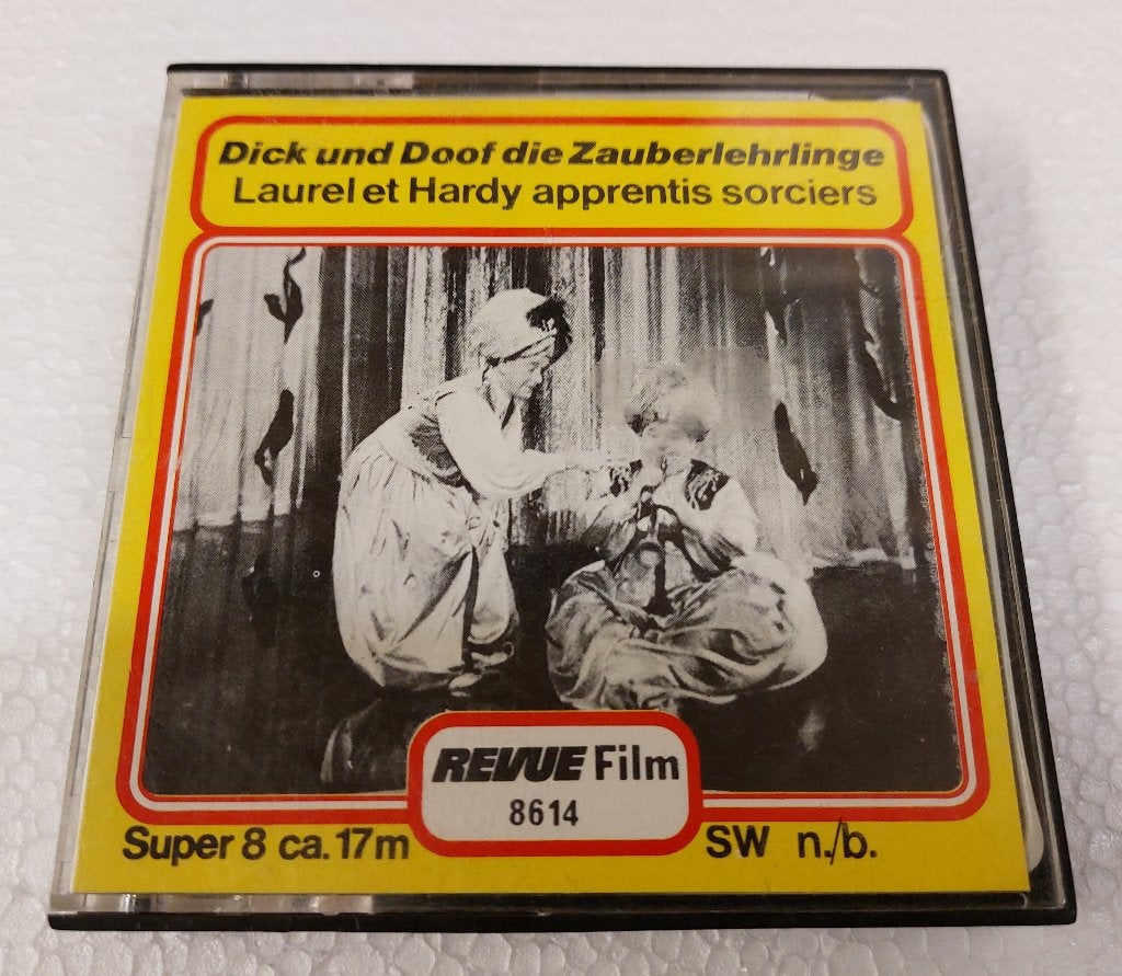 Laurel en Hardy SUPER 8 FILM in box Dikke en Dunne Dick Doof, Verzamelen, Gebruikt, Gebruiksvoorwerp, Lauren & Hardy, Ophalen of Verzenden
