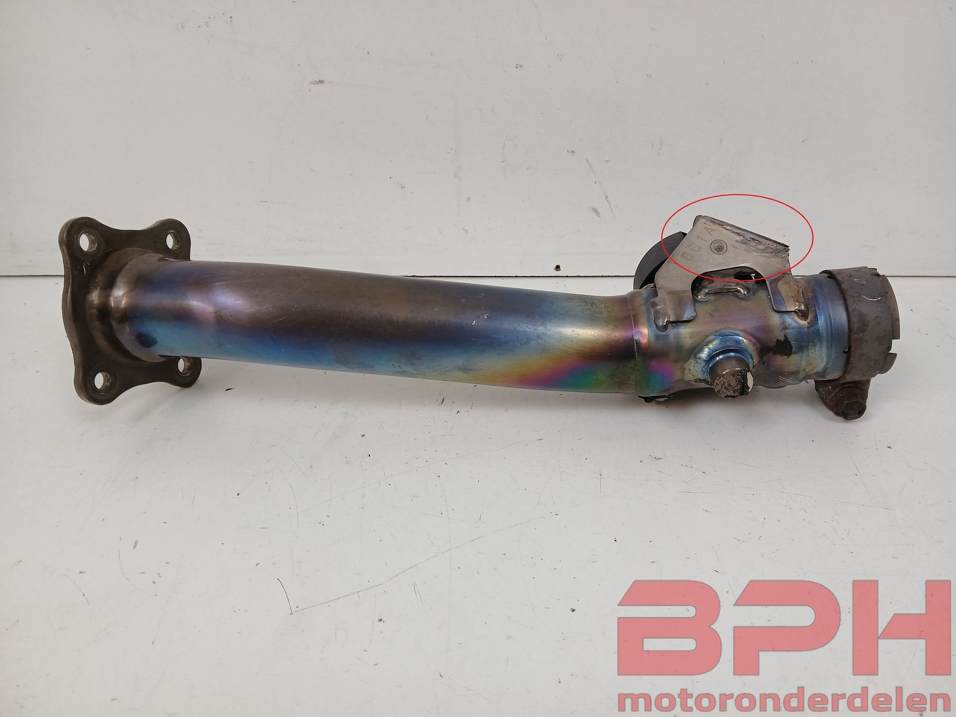 Linkpijp Suzuki GSX-R 1000 K3 - K4 2003 t/m 2004 uitlaat GSX, Gebruikt, -, -, Ophalen of Verzenden