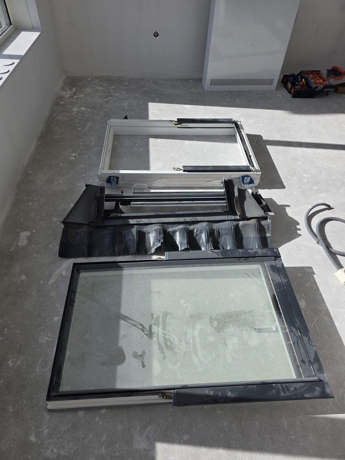 Fakro dakraam 78x118 cm, Doe-het-zelf en Verbouw, Glas en Ramen, Ophalen, Minder dan 80 cm, 120 tot 160 cm, Zo goed als nieuw