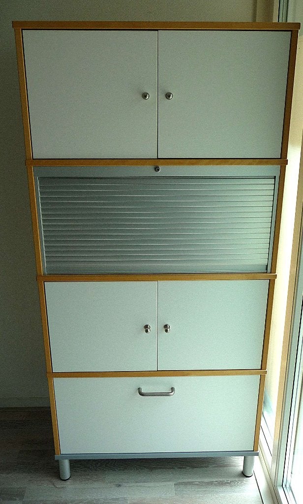 Ikea Dossierkast, Huis en Inrichting, Kasten | Roldeurkasten en Archiefkasten, Ophalen, 50 tot 100 cm, Zo goed als nieuw, Metaal