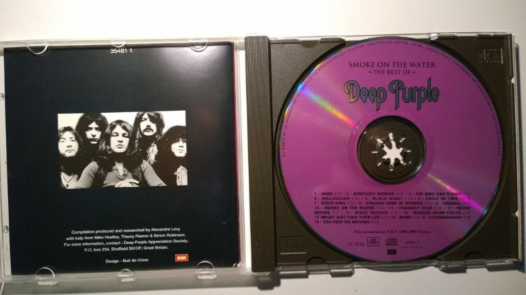 Deep Purple - Smoke On The Water The Best Of, Ophalen of Verzenden, Zo goed als nieuw, Album