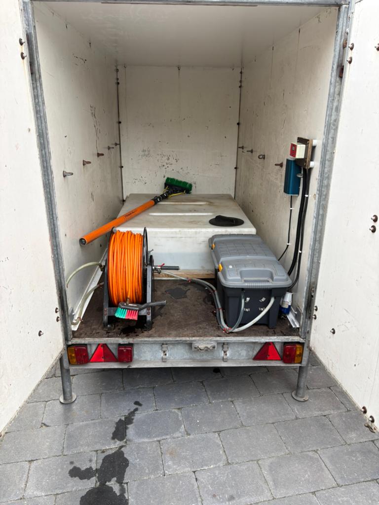 Telewash systeem / Tuckerpole in dichte aanhanger Compleet, Ophalen, Gebruikt, Overige typen, X