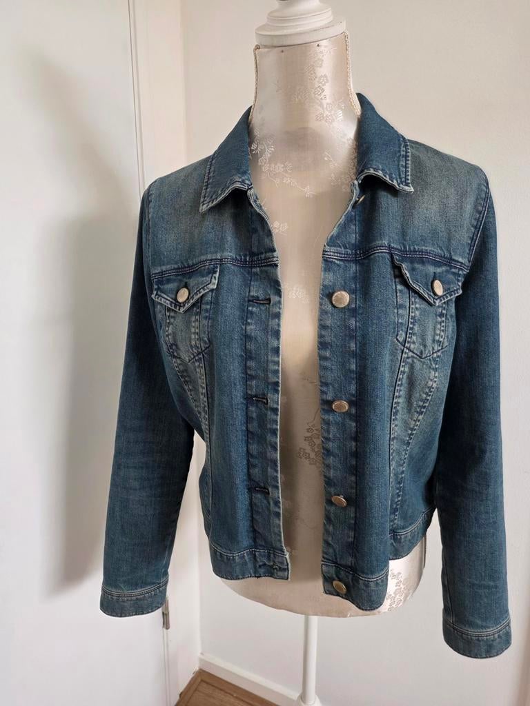 Purdey spijkerjasje maat 40, Kleding | Dames, Ophalen of Verzenden, Zo goed als nieuw, Maat 38/40 (M), Blauw