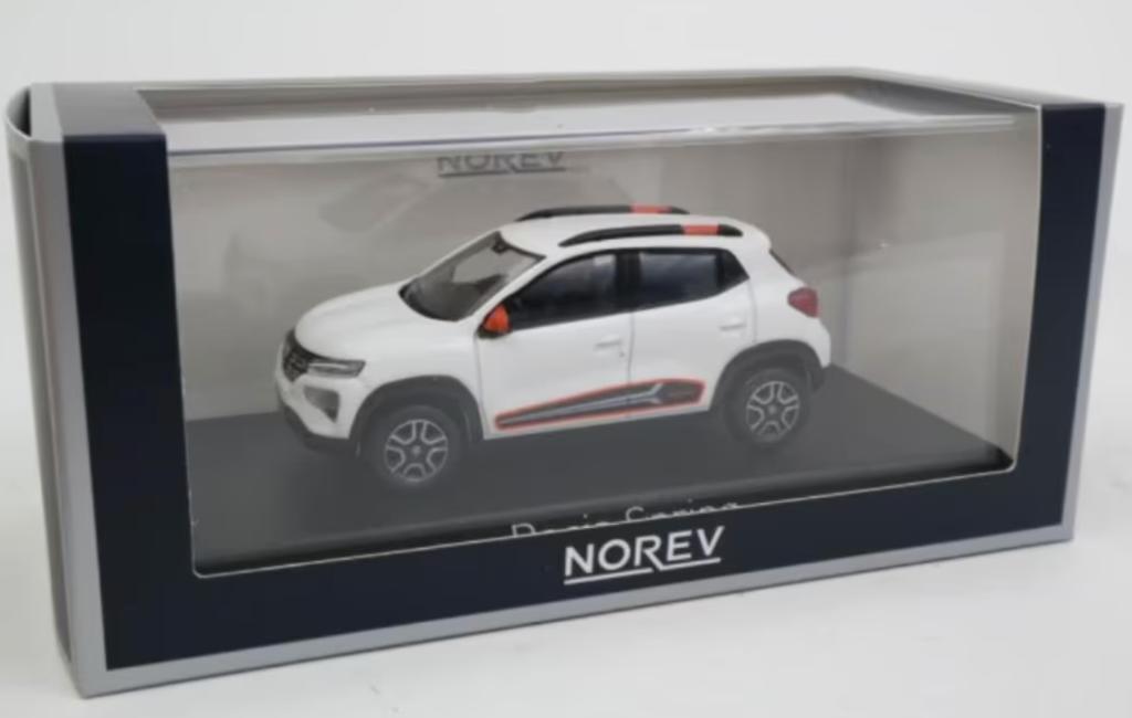 DACIA SPRING COMFORT PLUS 2022 WIT 1/43 Norev ref. 509062, Verzenden, Nieuw, Auto, Norev