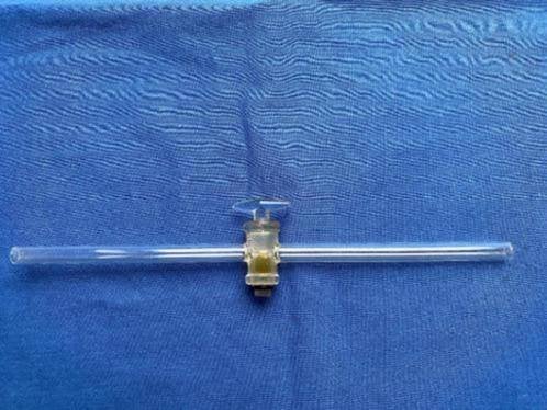 Glazen kraan 21cm,Capilliar(laboratorium,destillatie), Ophalen of Verzenden, Zo goed als nieuw, Overige typen