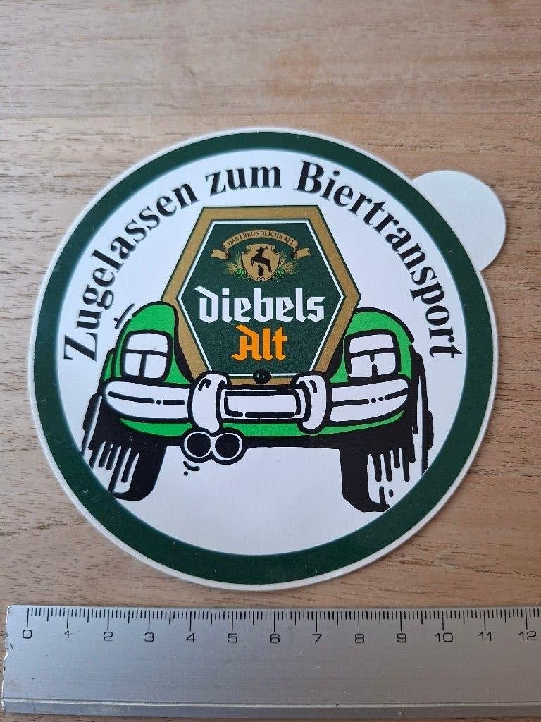 Sticker Diebels, Ophalen of Verzenden, Zo goed als nieuw, Merk