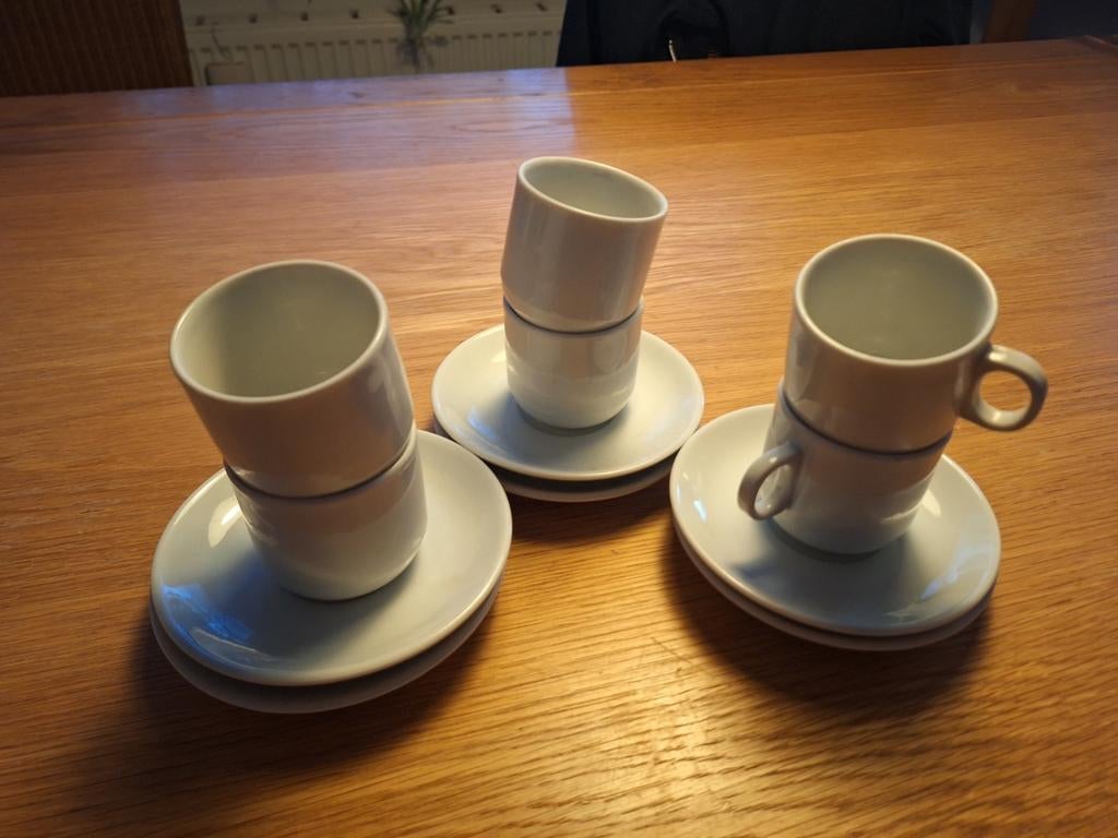 Italiaanse espresso kopjes, Ophalen of Verzenden, Porselein, Overige stijlen, Kop(pen) en/of Schotel(s)