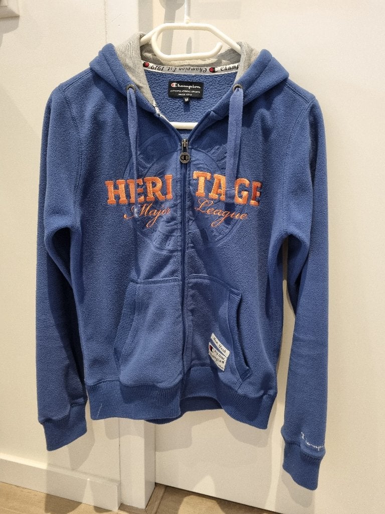 Sweatvest Champion, Kleding | Dames, Maat 38/40 (M), Blauw, Ophalen of Verzenden, Zo goed als nieuw