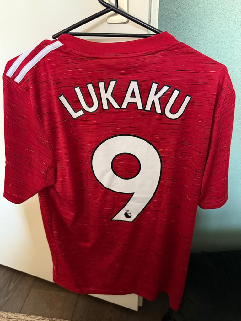 Lukaku Manchester United shirt - Prima staat, Maat 52/54 (L), Ophalen of Verzenden, Zo goed als nieuw, Voetbal