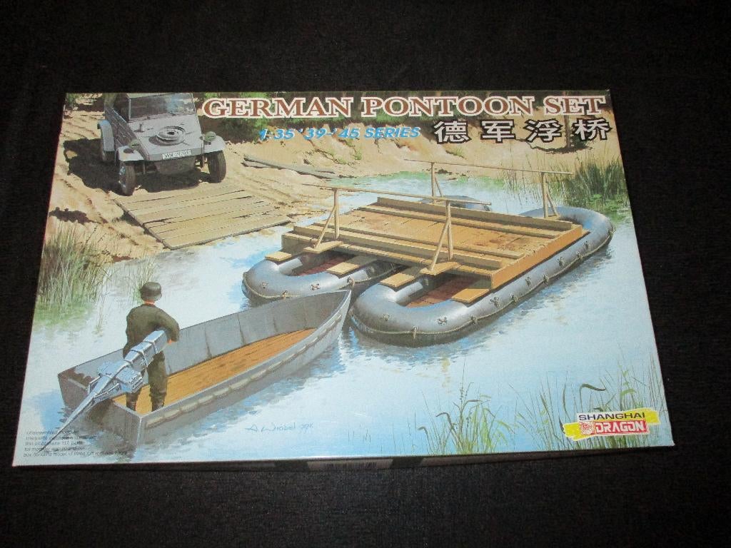 H-356,DRAGON 1-35,NO,6135,German Pontoon Set,NO,2, Ophalen of Verzenden, Nieuw, 1:35 tot 1:50