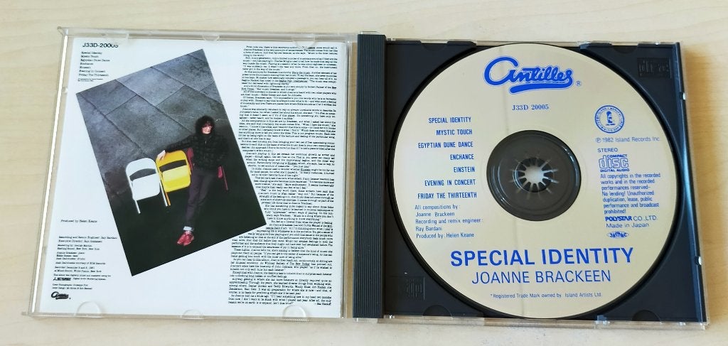 Joanne Brackeen - Special Identity CD 1982/1986 Japan, Ophalen of Verzenden, Gebruikt, Jazz