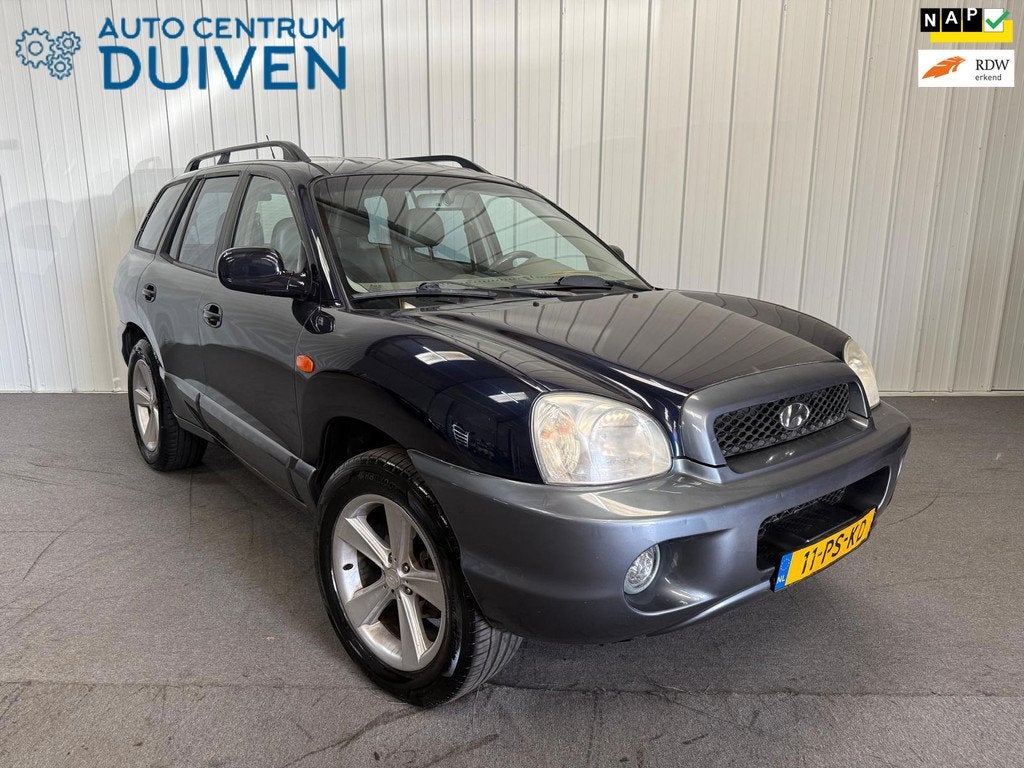 Hyundai Santa Fe 2.7i V6 4WD | Automaat | Airco | Trekhaak, Automaat, Gebruikt, Beige, Blauw