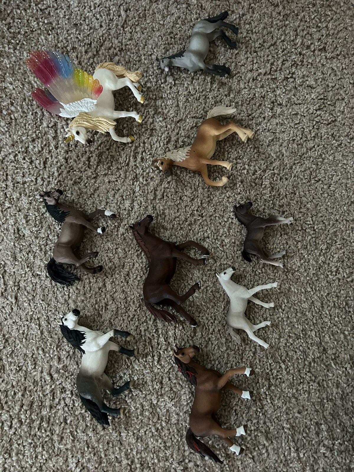 Schleich paarden verzameling, Ophalen of Verzenden, Zo goed als nieuw, Paard, Beeldje of Figuurtje