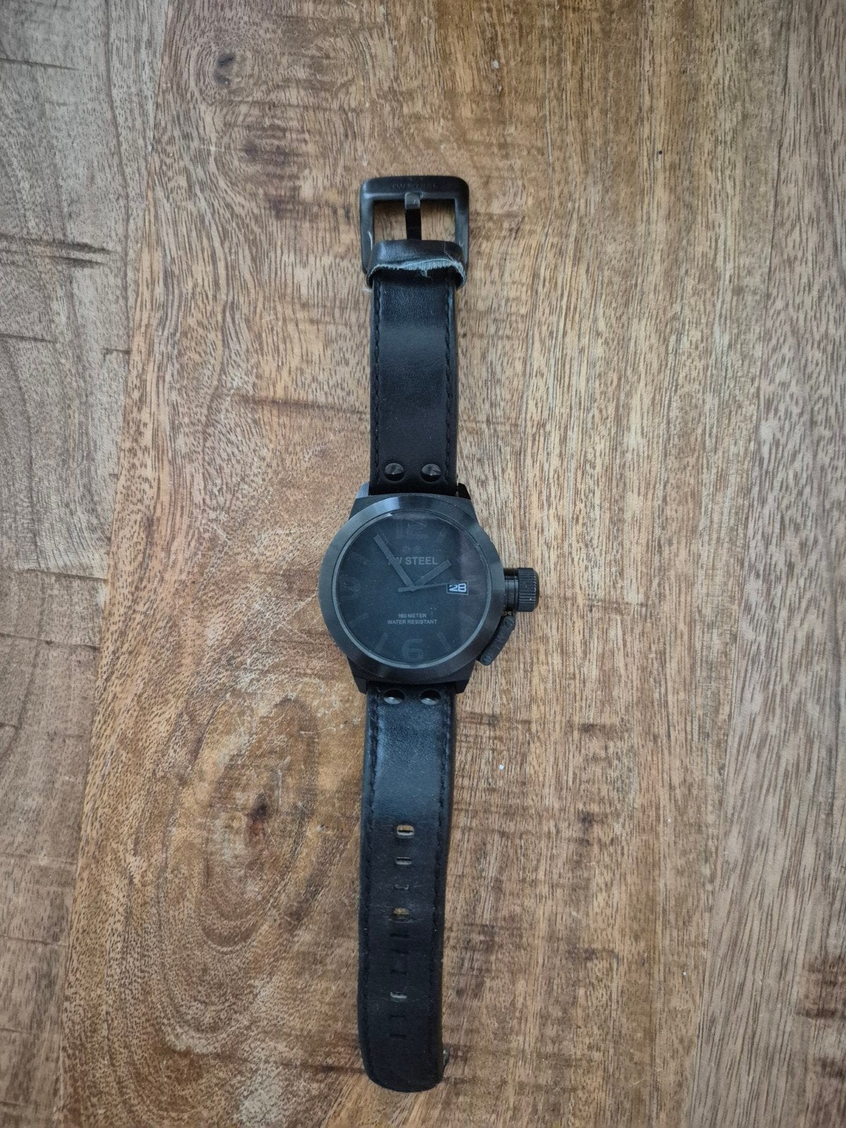 TW Steel tw844 chronograph, Sieraden, Tassen en Uiterlijk, Horloges | Heren, Ophalen of Verzenden, Zo goed als nieuw, Leer, Overige merken