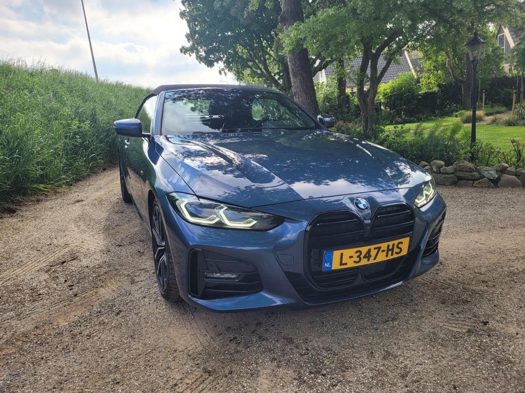 BMW 430i Cabrio M Sport Alle Opties Trekhaak Laserlicht, Auto's, BMW, Automaat, 1998 cc, Achterwielaandrijving, Zwart