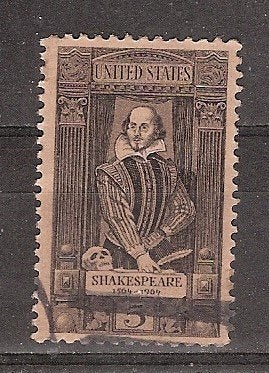 USA, Shakespeare, 1964., Ophalen of Verzenden, Gestempeld, Noord-Amerika