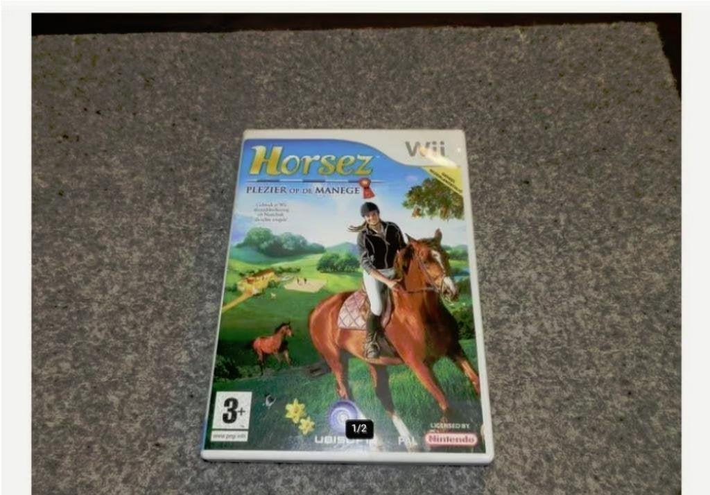 Wii spel horsez plezier op de manege, Spelcomputers en Games, Avontuur en Actie, Online, Gebruikt, 1 speler