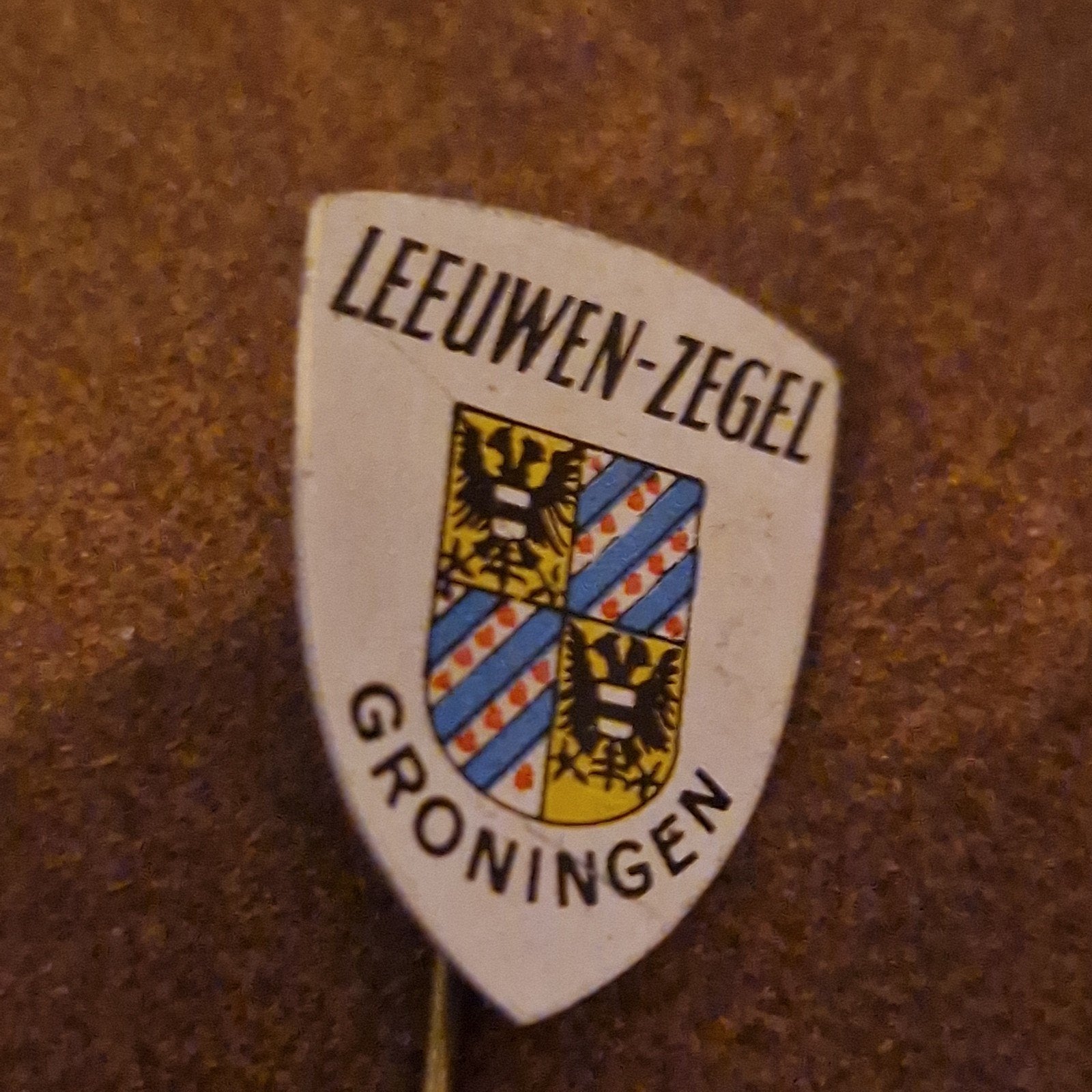 speldje Leeuwen zegel Groningen, Ophalen of Verzenden, Zo goed als nieuw, Merk
