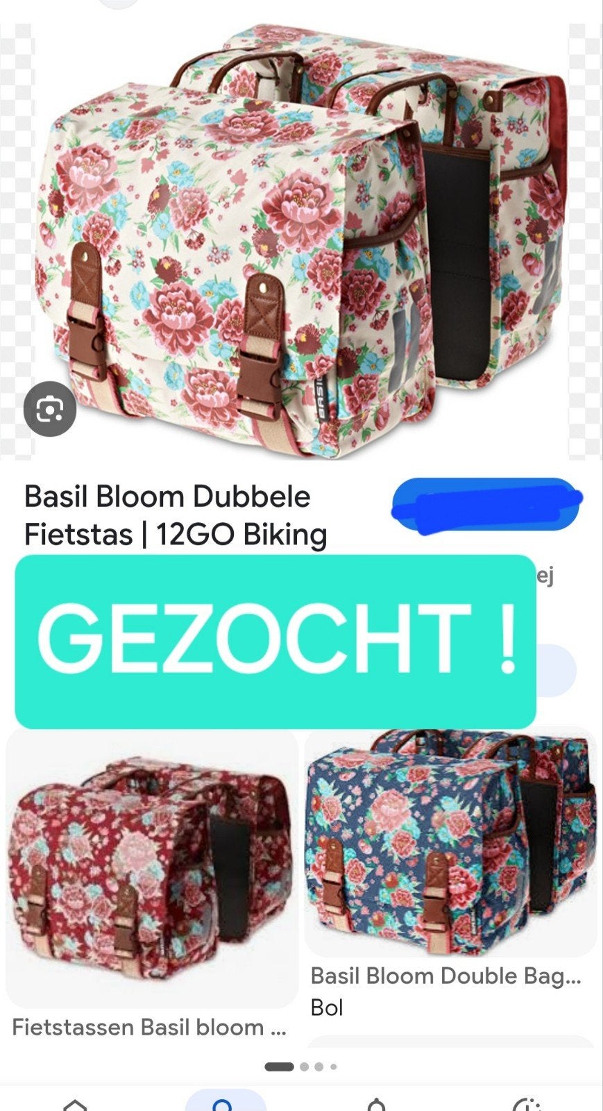 Fietstassen gezocht, Ophalen of Verzenden, Basil Bloem