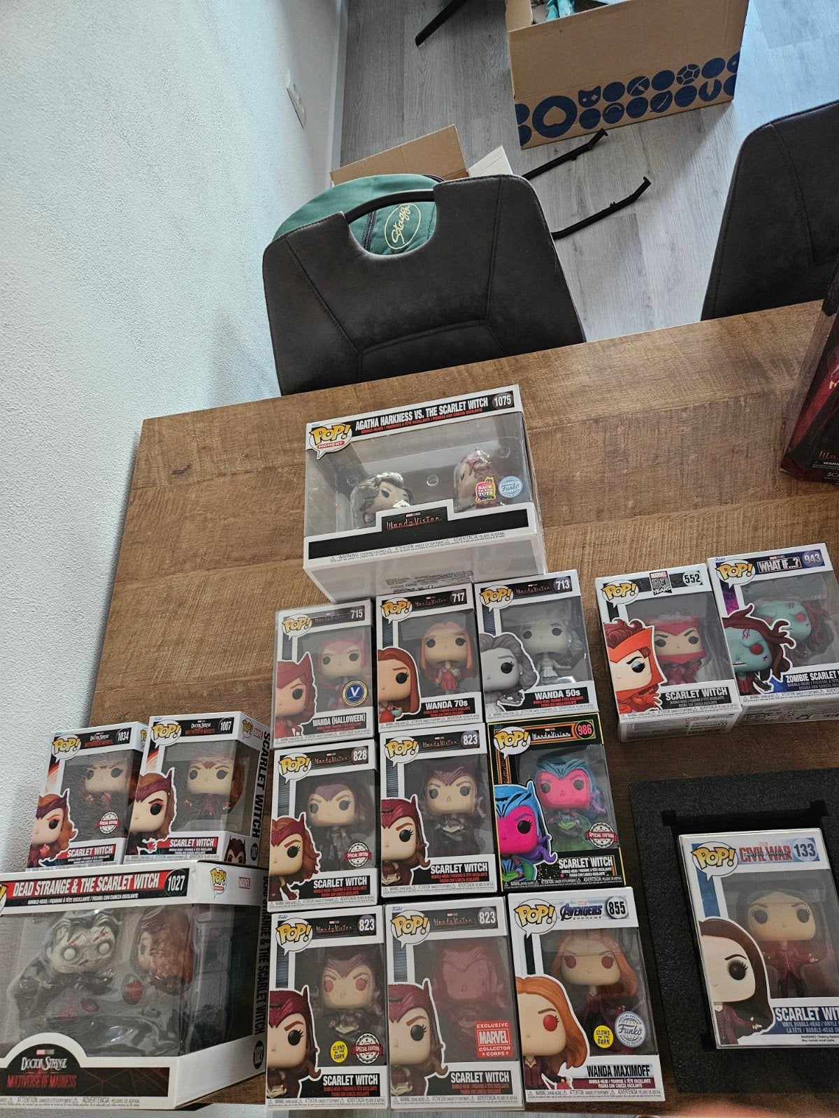 Grote Funko Pop! Scarlet Witch Collectie (15 stuks), Ophalen of Verzenden, Zo goed als nieuw